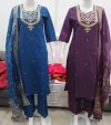 1766 And 1767 By Ossm Style Roman Hand Work Kurtis Set Size Combo 